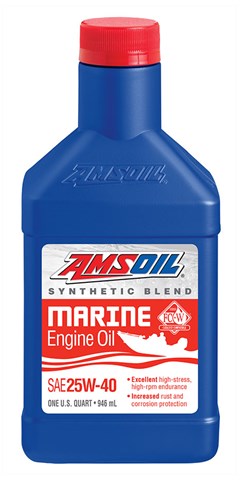 25W-40 Synthetic Blend Marine Engine Oil